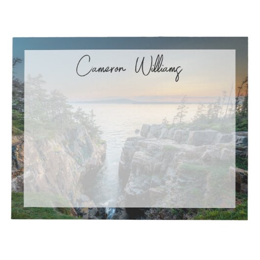 Bloc-note Littoral | Parc national Acadia, Maine (Devant)