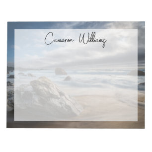 Bloc-note Littoral   Stormy Big Sur, Californie