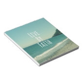 Bloc-note Live by Faith Bible Verse (Incliné)