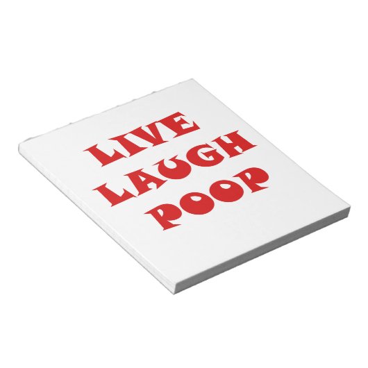 Bloc-note Live Lauder Poop (Incliné)