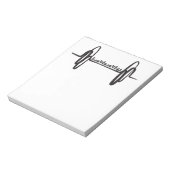 Bloc-note Live Love Lift Bar Noir (Tourné)