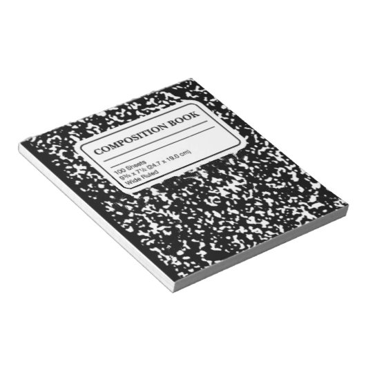 Bloc-note Livre de composition (Incliné)