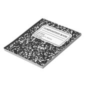 Bloc-note Livre de composition (Tourné)