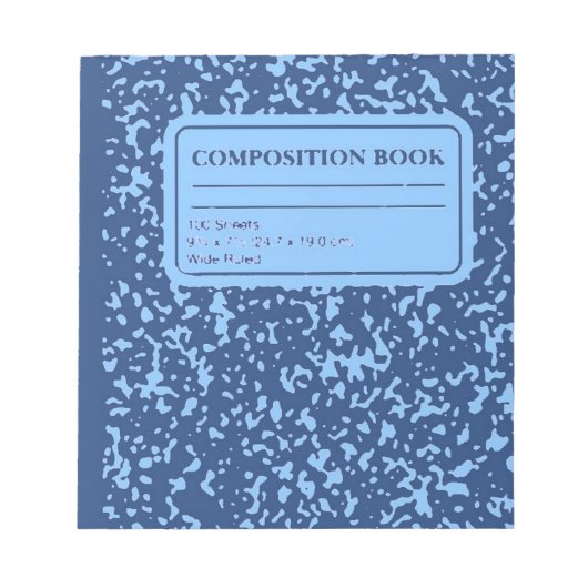 Bloc-note Livre de composition (Devant)