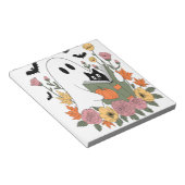 Bloc-note Livre de lecture de fantôme d'Halloween Chat (Incliné)