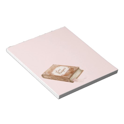 Bloc-note Livre de recettes d'amour (Incliné)