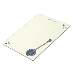 Bloc-note Livre d'écriture personnalisée de Navy Blue Banjo