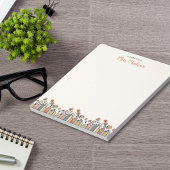 Bloc-note Livre fleur sauvage Enseignant frontalier personna