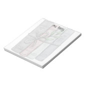 Bloc-note Livres d'enseignants personnalisés liés à la ficel (Tourné)