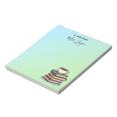 Bloc-note Livres et café sur mesure Appréciation de l'enseig (Tourné)