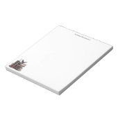Bloc-note Livres floraux aquarelle et papillon (Tourné)
