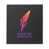 Bloc-note Livres Par Moriarty note pad ombre (Devant)