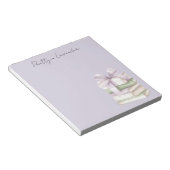 Bloc-note Livres Vert Pistache Violet Lavande (Incliné)