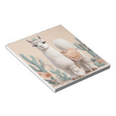 Bloc-note Llama à selle dans le désert (Incliné)