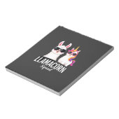 Bloc-note Llamacorn Squad Drôle de licorne Llama Squad Noël (Tourné)