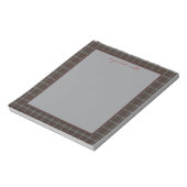 Bloc-note Lochaber Original Scottish Tartan  (Tourné)