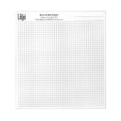 Bloc-note Logo Commerce Note Objet Grille de planification G (Devant)