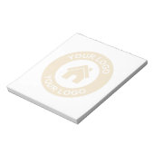 Bloc-note Logo Commercial Personnalisé (Tourné)