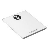Bloc-note Logo de base pour une entreprise ou un bureau (Incliné)