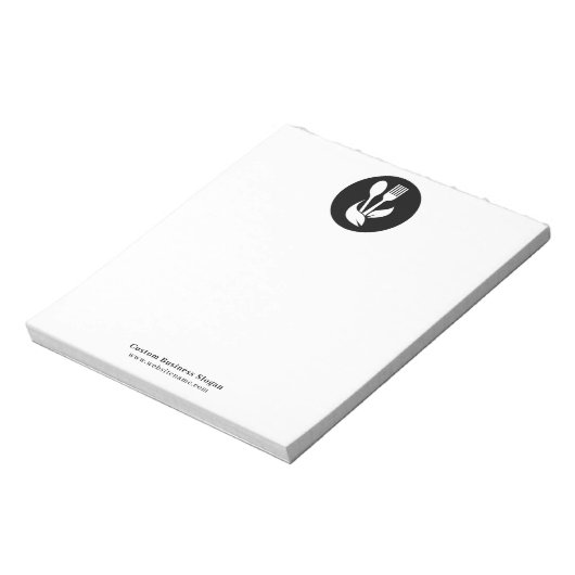 Bloc-note Logo de base pour une entreprise ou un bureau (Tourné)