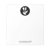 Bloc-note Logo de base pour une entreprise ou un bureau (Devant)
