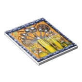 BLOC-NOTE LOGO DE COLLAGE DE NOURRITURE DE DIÉTÉTICIEN (Incliné)