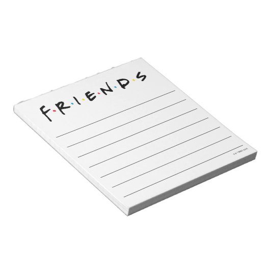 Bloc-note Logo de FRIENDS™ (Incliné)