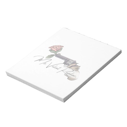 Bloc-note Logo de la marque Ms. Velvet Revolver 2025 (Tourné)