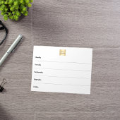 Bloc-note Logo de l'entreprise du calendrier de semaine