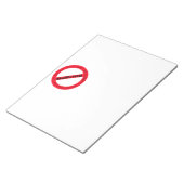 Bloc-note Logo de lutte contre l'intimidation par Shirley Ta (Incliné)