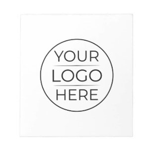 Bloc-note Logo de marque d'entreprise moderne