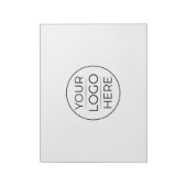 Bloc-note Logo de marque d'entreprise moderne (Tourné)