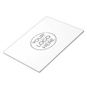 Bloc-note Logo de marque d'entreprise moderne (Incliné)