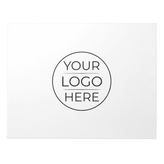 Bloc-note Logo de marque d'entreprise moderne (Devant)