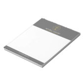 BLOC-NOTE LOGO DE MONOGRAMME DE BULLES LUMINEUSES POUR ÉLECT (Tourné)