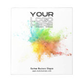 Bloc-note Logo de votre entreprise (Devant)