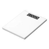 Bloc-note Logo d'entreprise de base personnalisé Swag de mar (Tourné)