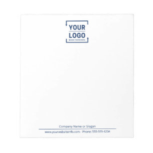 Bloc-note Logo d'entreprise et de bureau commercial