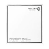 Bloc-note Logo d'entreprise moderne Fournitures promotionnel (Devant)