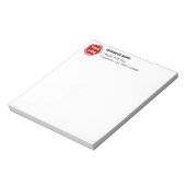 Bloc-note Logo d'entreprise PERSONNALISABLE (Tourné)
