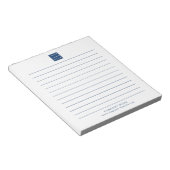 Bloc-note Logo d'entreprise personnalisé Nom de l'entreprise (Incliné)