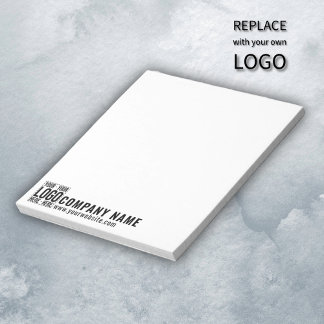 Bloc-note Logo d'entreprise personnalisé pour société modern