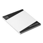 Bloc-note Logo d'entreprise professionnelle personnalisée (Incliné)