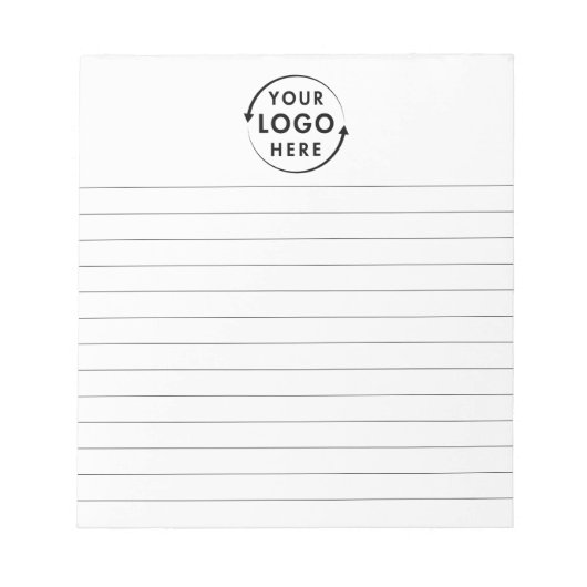 Bloc-note Logo du centre - Tear personnalisée d'entreprise - (Devant)