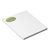 Bloc-note Logo du marché agricole d'Oakmont (Incliné)