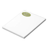 Bloc-note Logo du marché agricole d'Oakmont (Tourné)