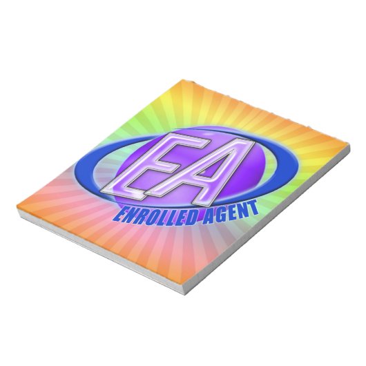 BLOC-NOTE LOGO EA ORB SWOOSH - AGENT INSCRIT (Tourné)