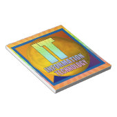 BLOC-NOTE LOGO INFORMATIQUE - TECHNOLOGIE DE L'INFORMATION (Incliné)