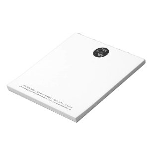 Bloc-note Logo Minimaliste Professionnel Entreprise