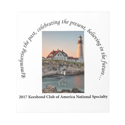 Bloc-note Logo National 2017 Option #1 (Devant)